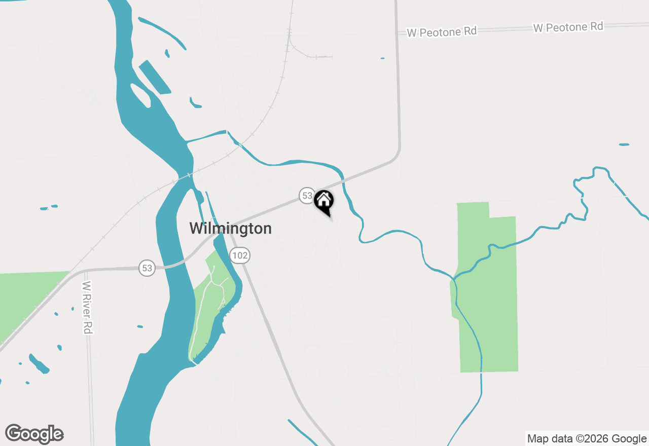 Map of 709 Bremer Street, Wilmington, IL 60481