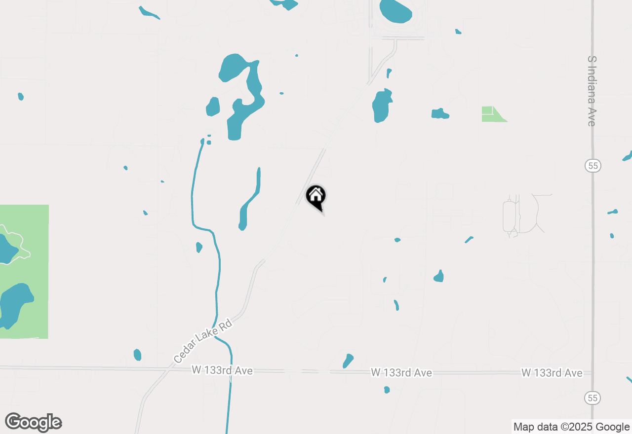 Map of 1755 S Feather Rock Drive, Crown Point, IN 46307