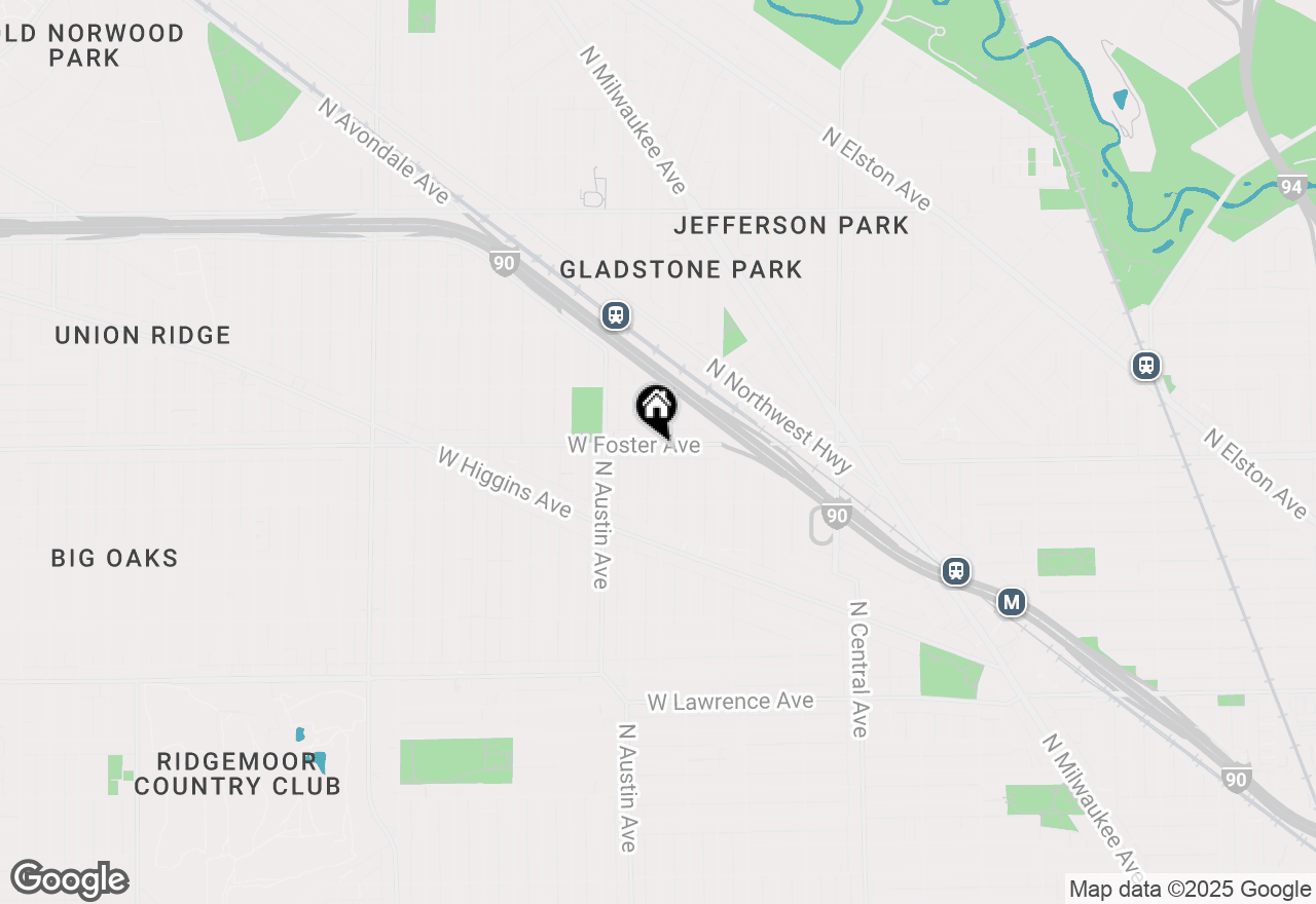 Map of 5901 W Foster Avenue, Chicago, IL 60630