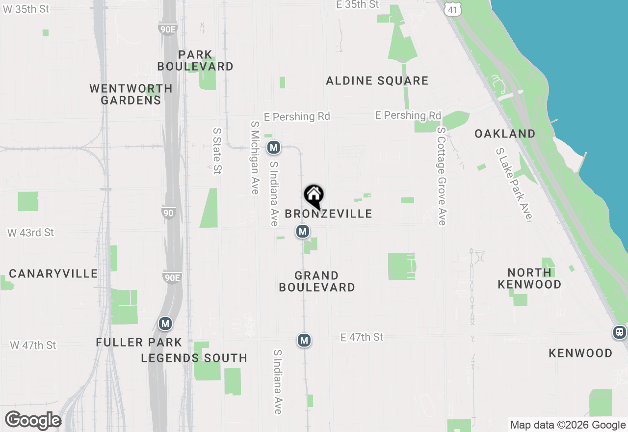 Map of 4235 S Calumet Avenue, Chicago, IL 60653