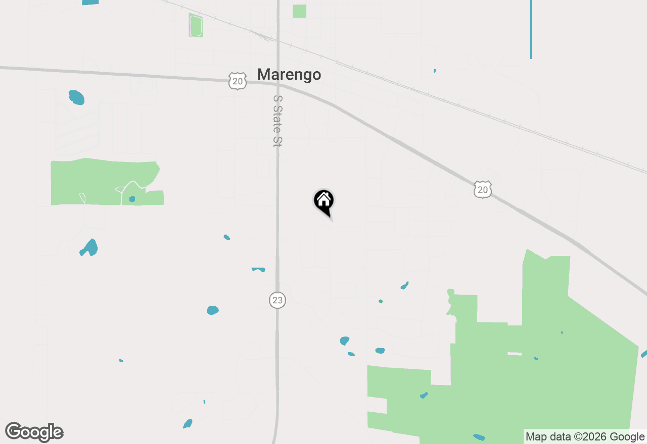 Map of 919 Spring Drive, Marengo, IL 60152