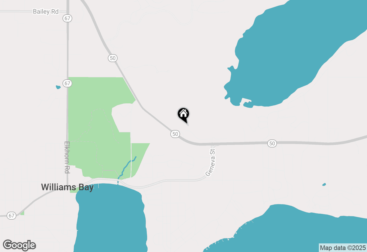Map of W4540 Lakeview Glen Dr, Lake Geneva, WI 53147
