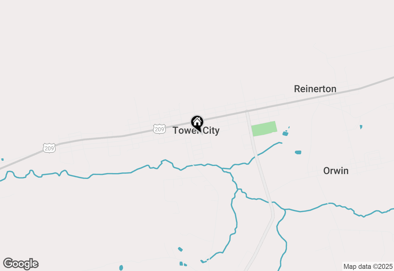 Map of 116 S 5th Street, Tower City, PA 17980