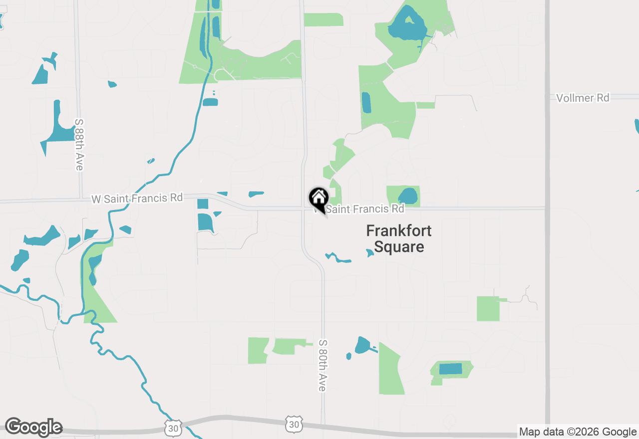 Map of 20259 S Countryside Court, Frankfort, IL 60423