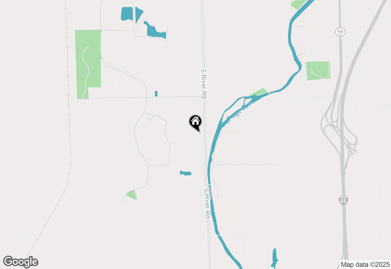 Map of 1228 Callaway Drive N, Shorewood, IL 60404