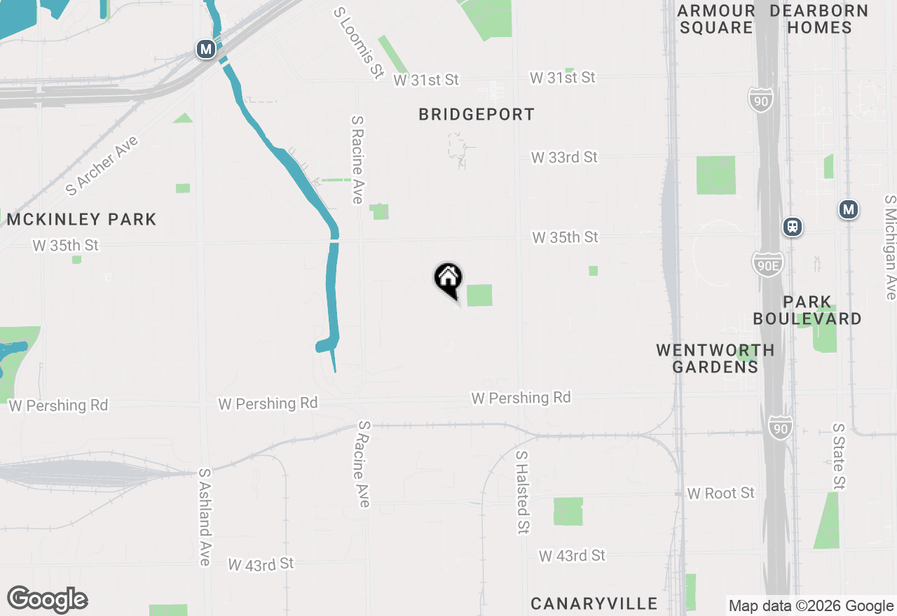 Map of 955 W 37th Street #8, Chicago, IL 60609