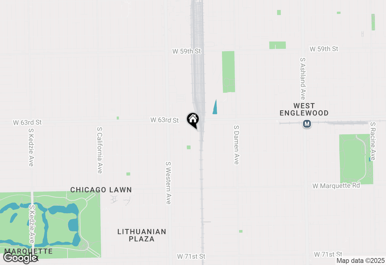 Map of 6340 S Bell Avenue, Chicago, IL 60636