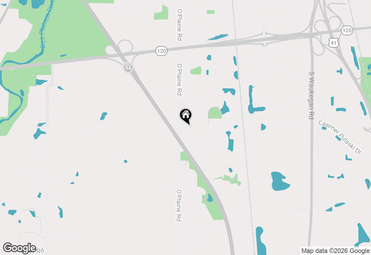 Map of 1254 S Candlestick Way, Waukegan, IL 60085