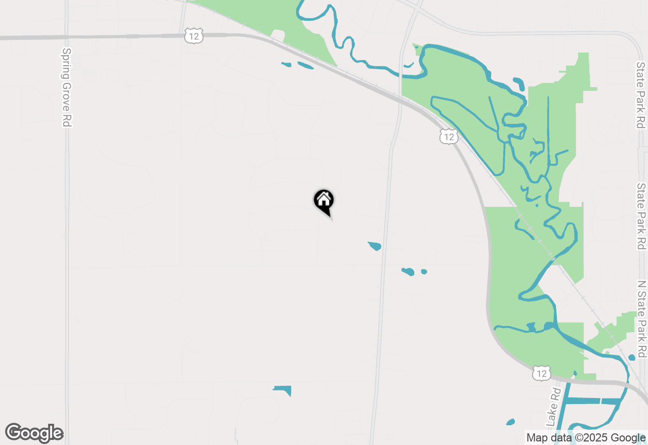 Map of 6718 E Applewood Lane, Spring Grove, IL 60081