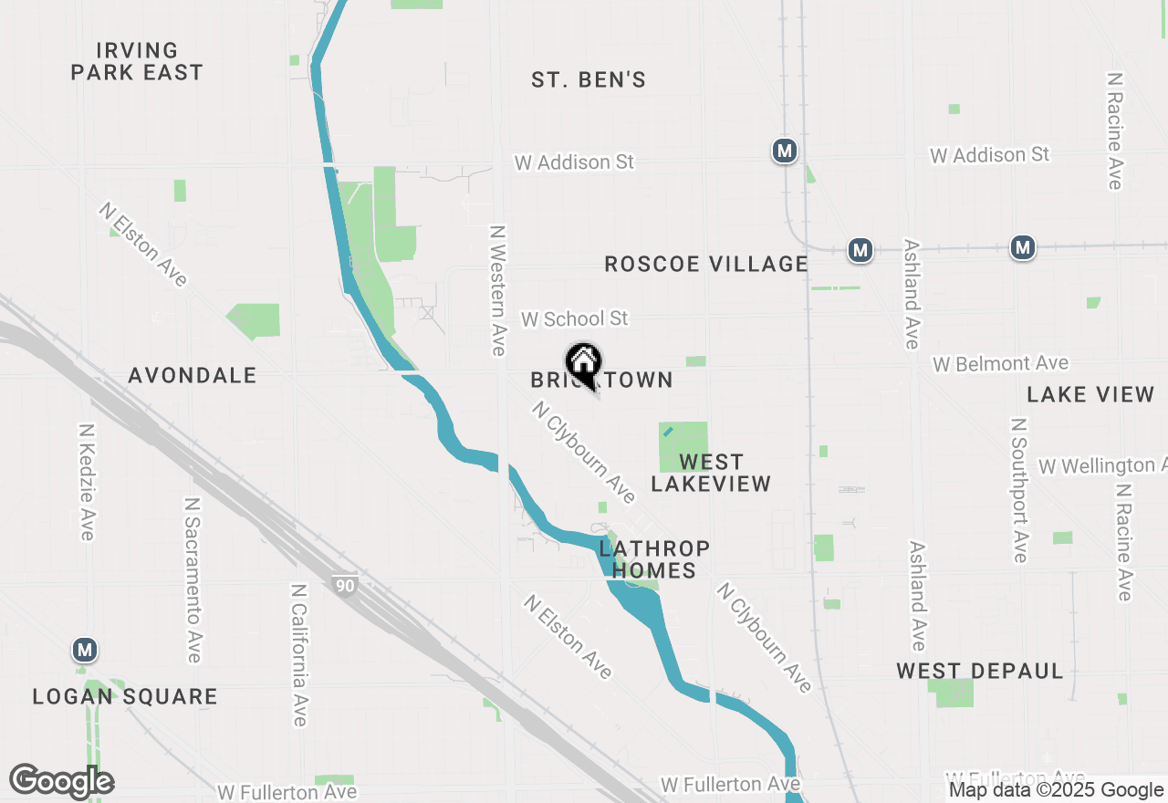 Map of 2225 W Fletcher Avenue, Chicago, IL 60618