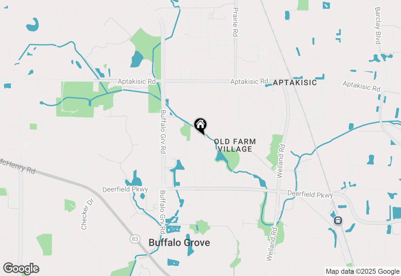 Map of 1386 Berkley Court, Buffalo Grove, IL 60089