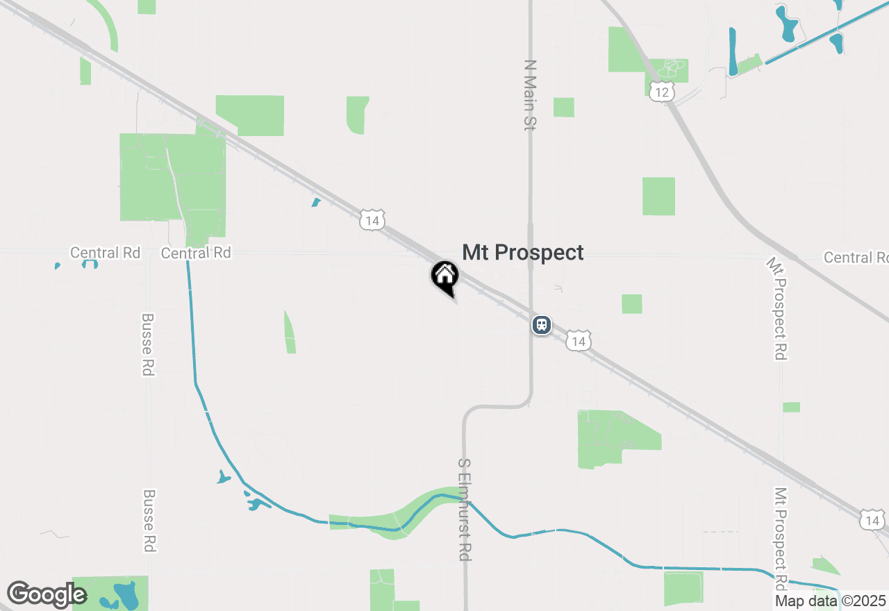 Map of 107 S I-oka Avenue, Mount Prospect, IL 60056