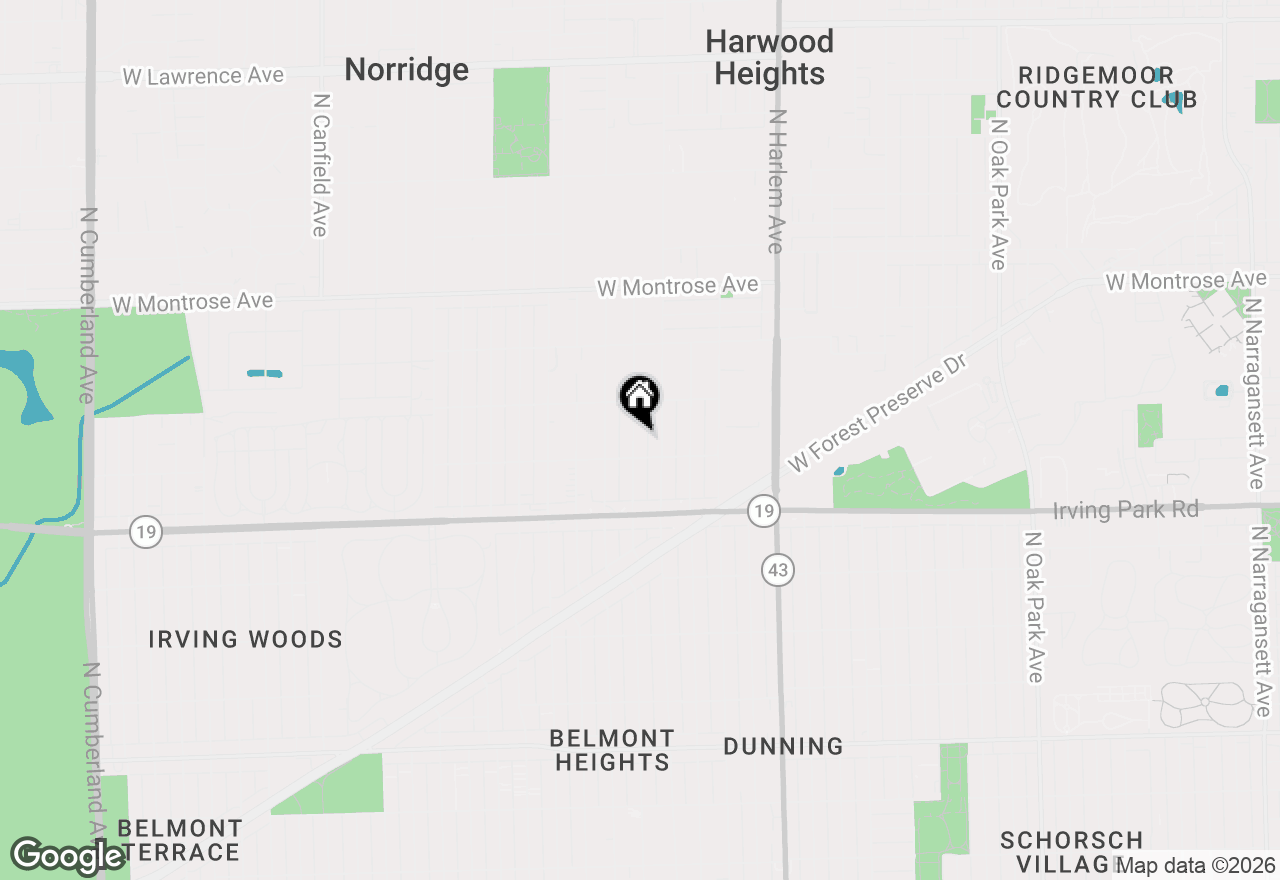 Map of 4117 N Osceola Avenue, Norridge, IL 60706