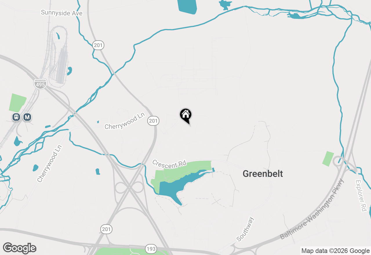 Map of 110 White Birch Court, Greenbelt, MD 20770
