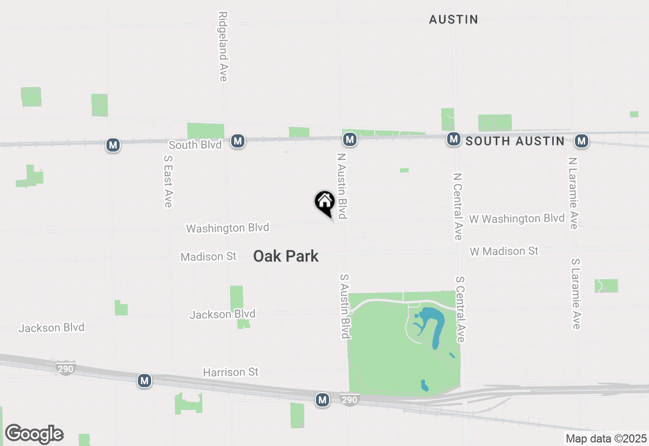 Map of 39 Washington Boulevard #G, Oak Park, IL 60302