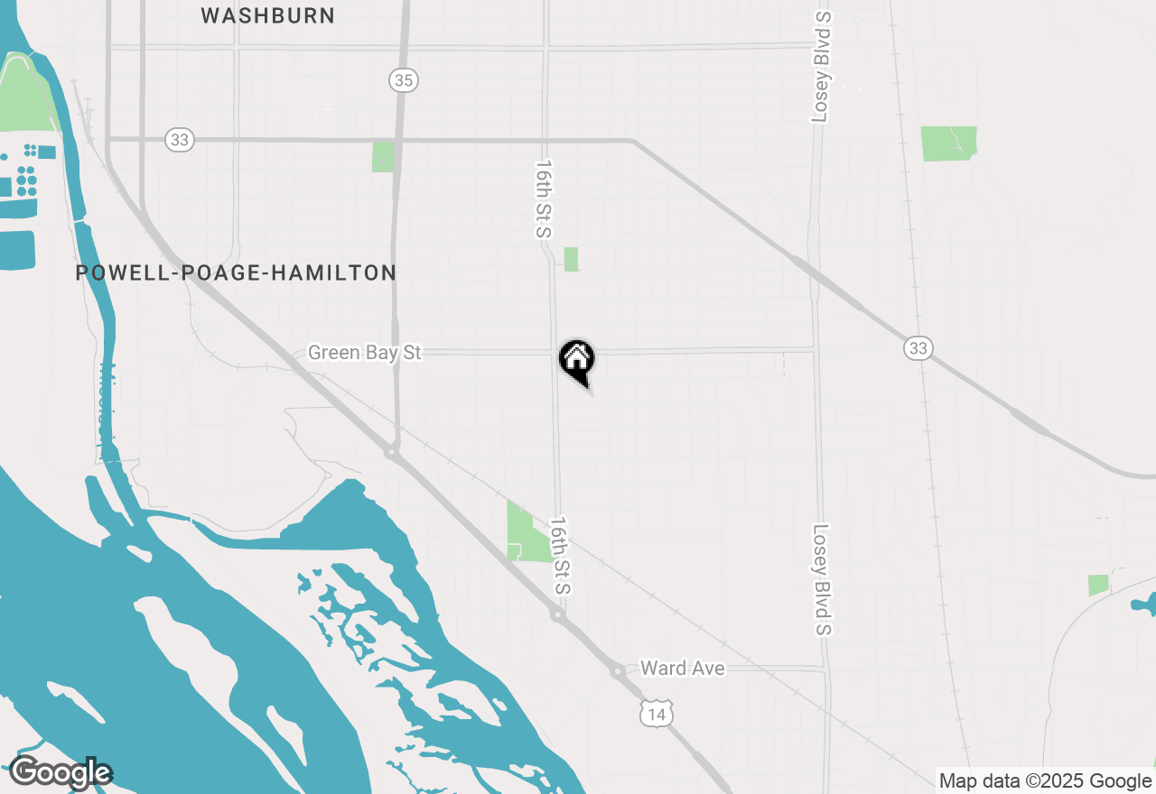 Map of 1625 Travis St, La Crosse, WI 54601