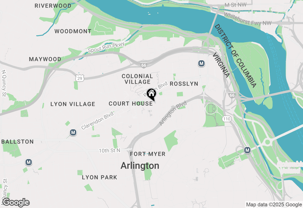 Map of 1512 N Scott Street #TH-4, Arlington, VA 22209