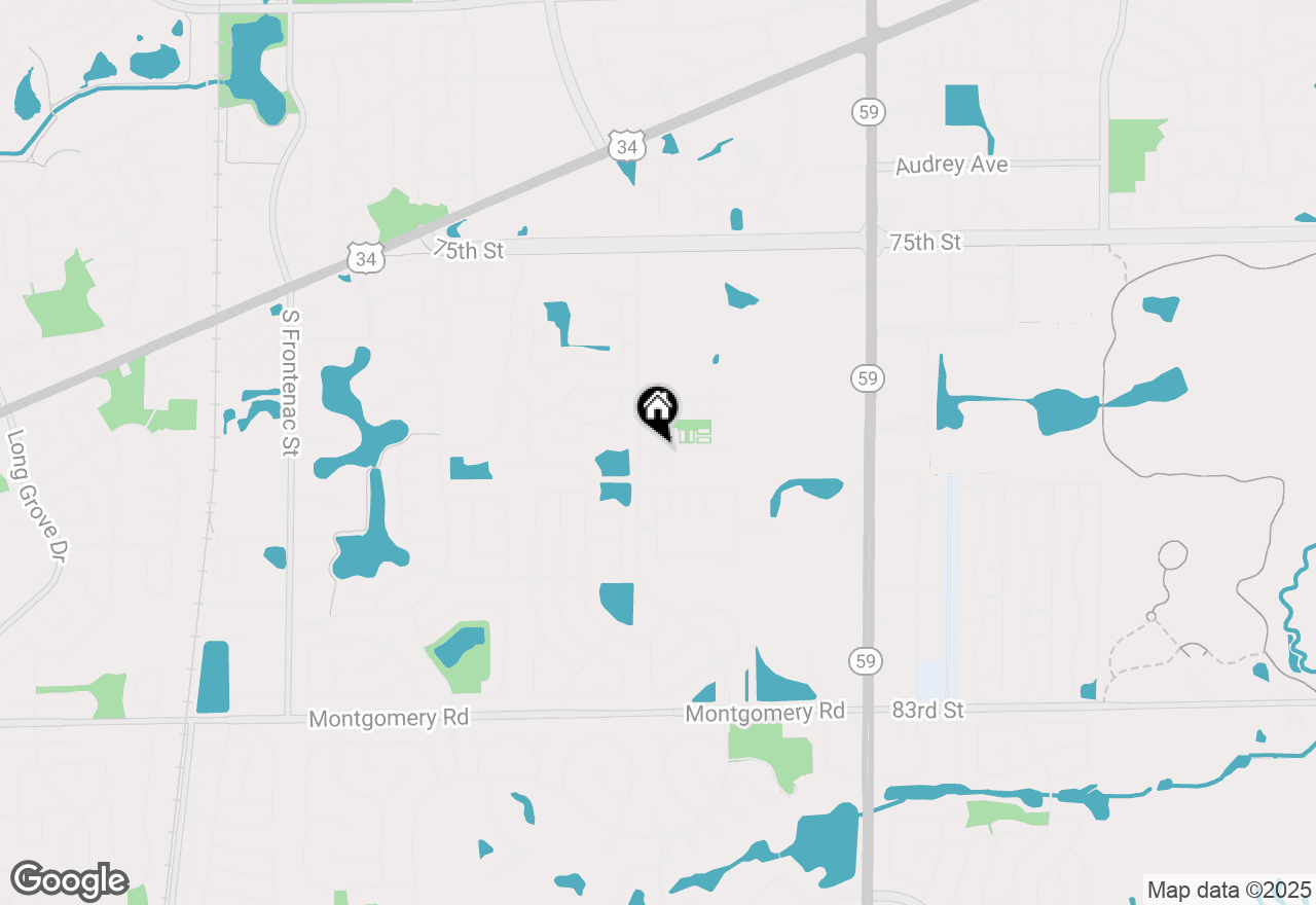 Map of 4105 Winslow Court, Aurora, IL 60504