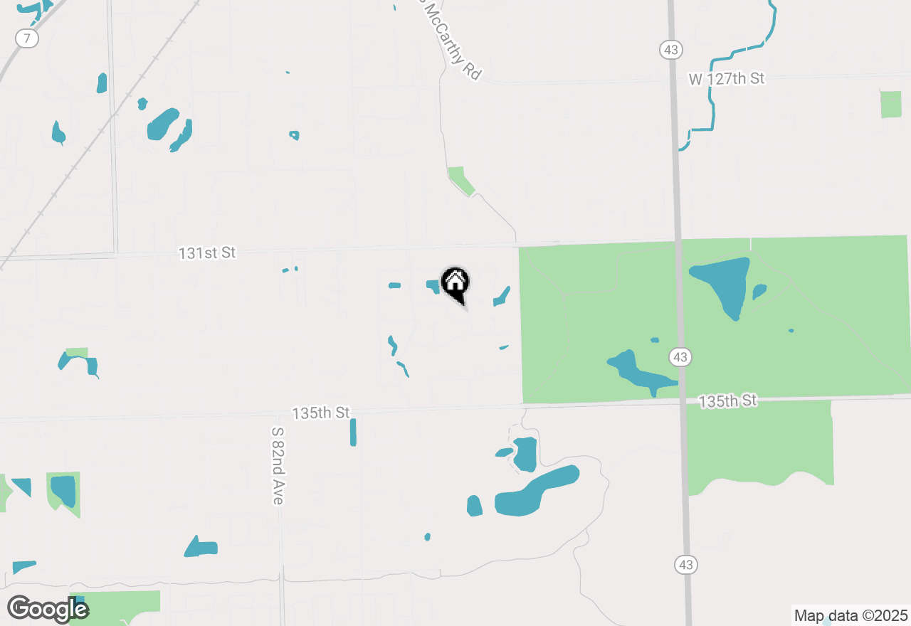 Map of 7734 W Foresthill Lane #2CR, Palos Heights, IL 60463