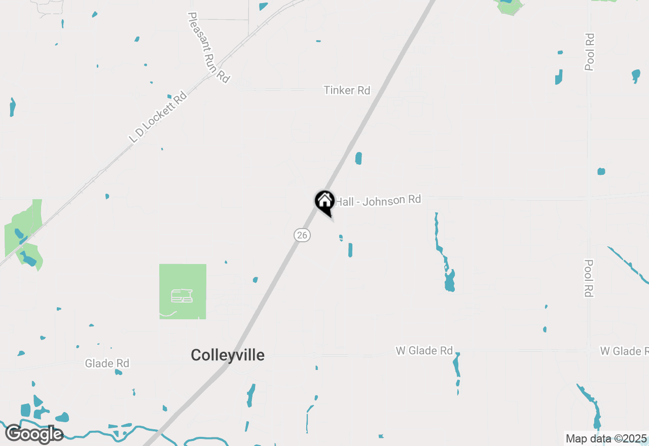 Map of 2618 Pointe Court, Colleyville, TX 76034