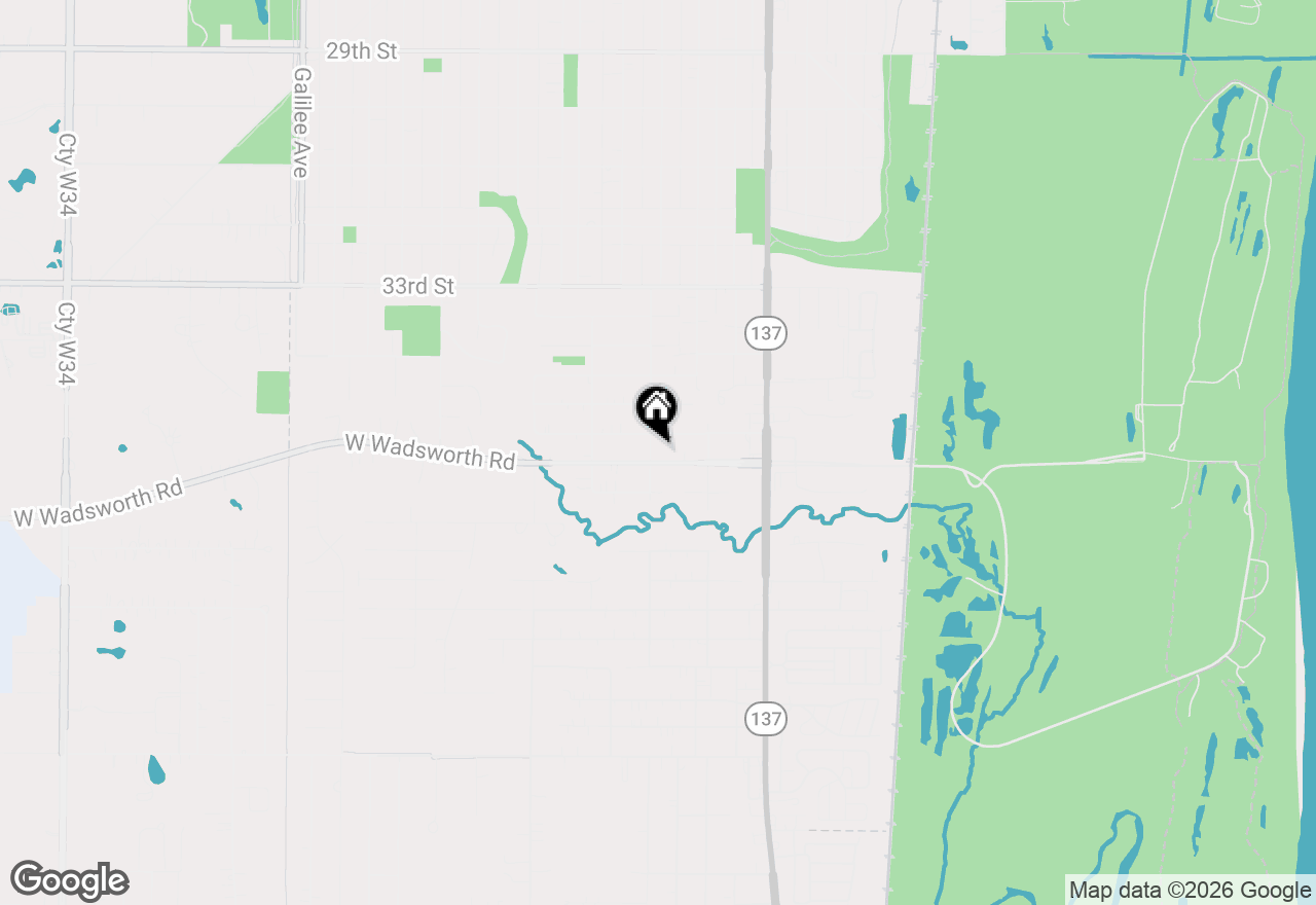 Map of 10238 W Wadsworth Road, Beach Park, IL 60099