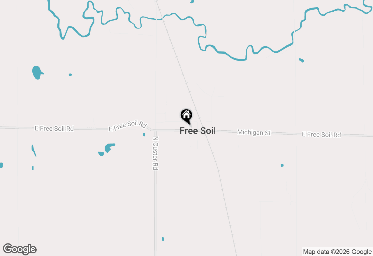 Map of 2582 E Michigan Street, Free Soil, MI 49411