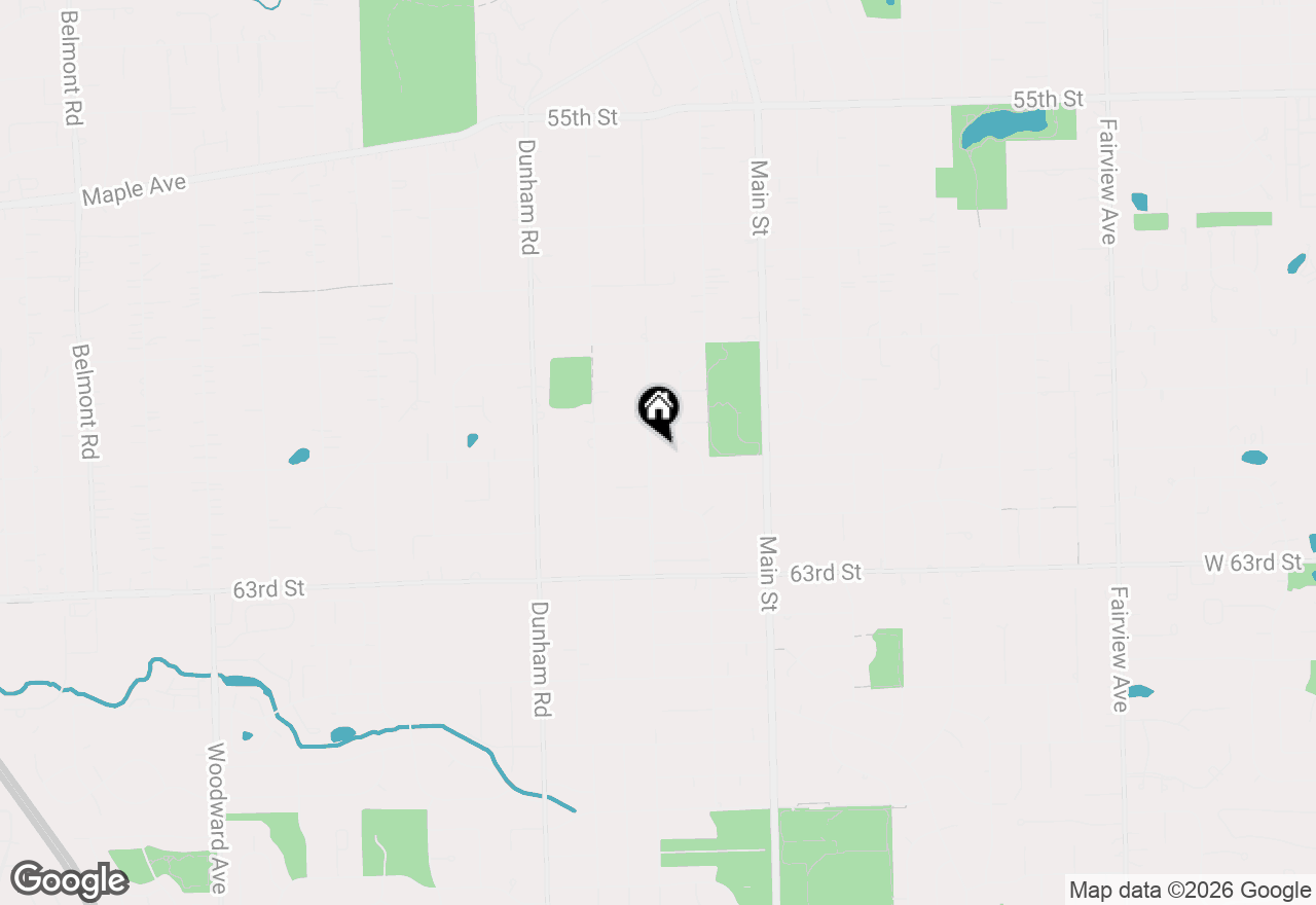 Map of 6033 Brookbank Road, Downers Grove, IL 60516