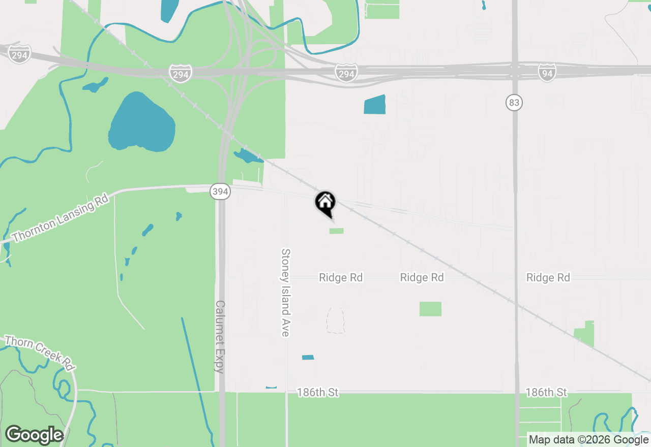 Map of 18020 Ridgeland Avenue, Lansing, IL 60438