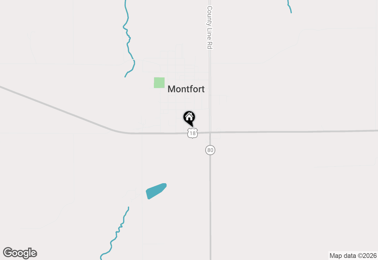 Map of 204 E Highway 18, Montfort, WI 53569