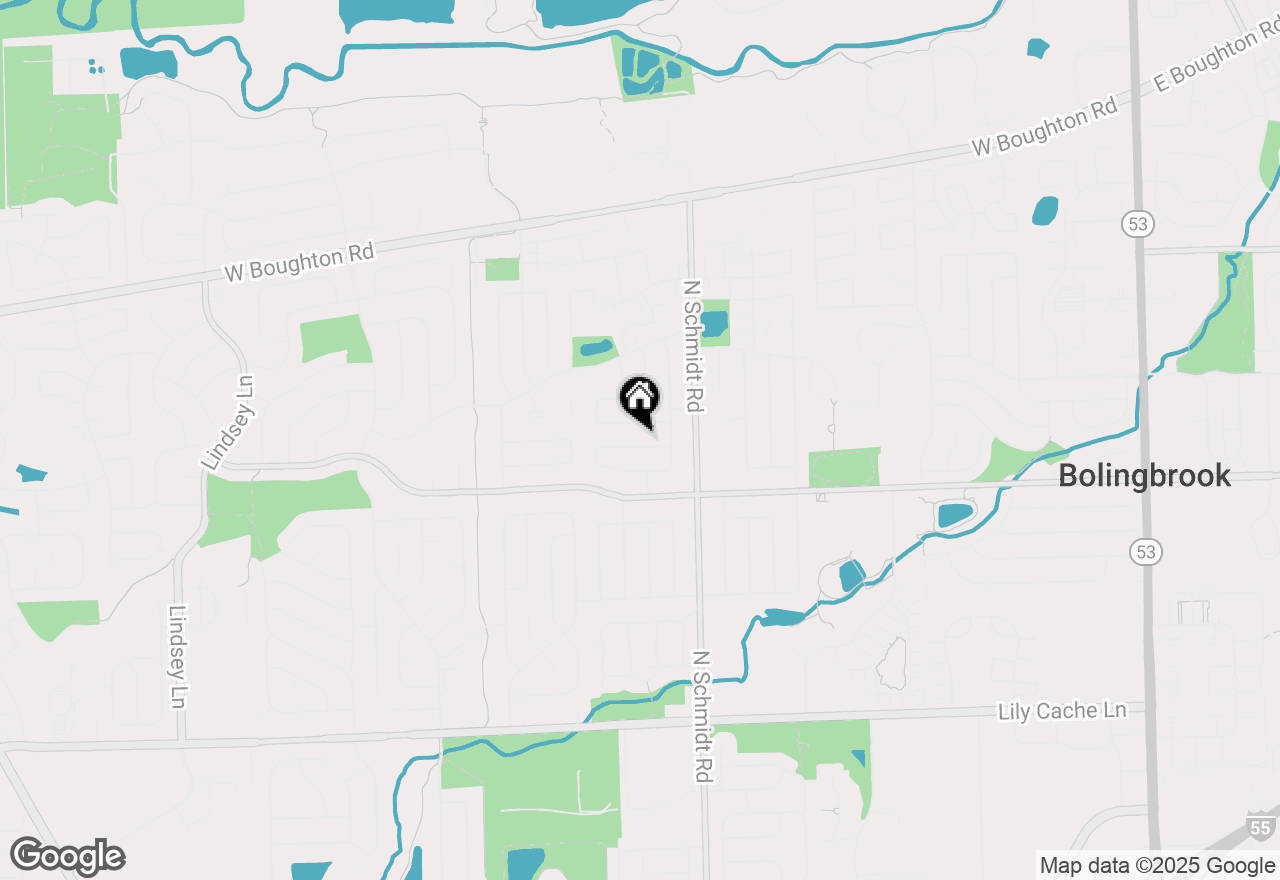 Map of 534 Cottonwood Circle, Bolingbrook, IL 60440