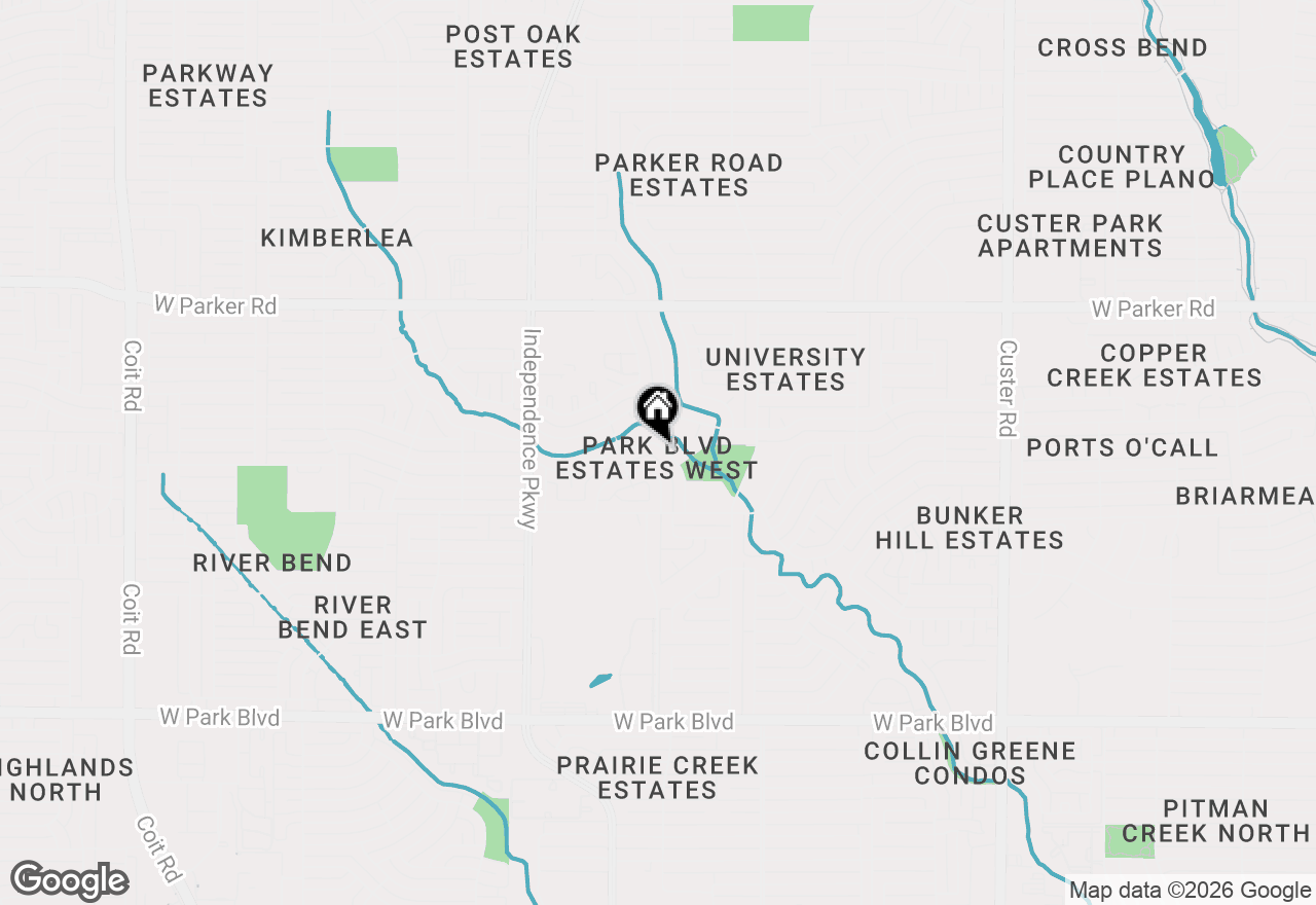 Map of 2641 Pinehurst Drive, Plano, TX 75075