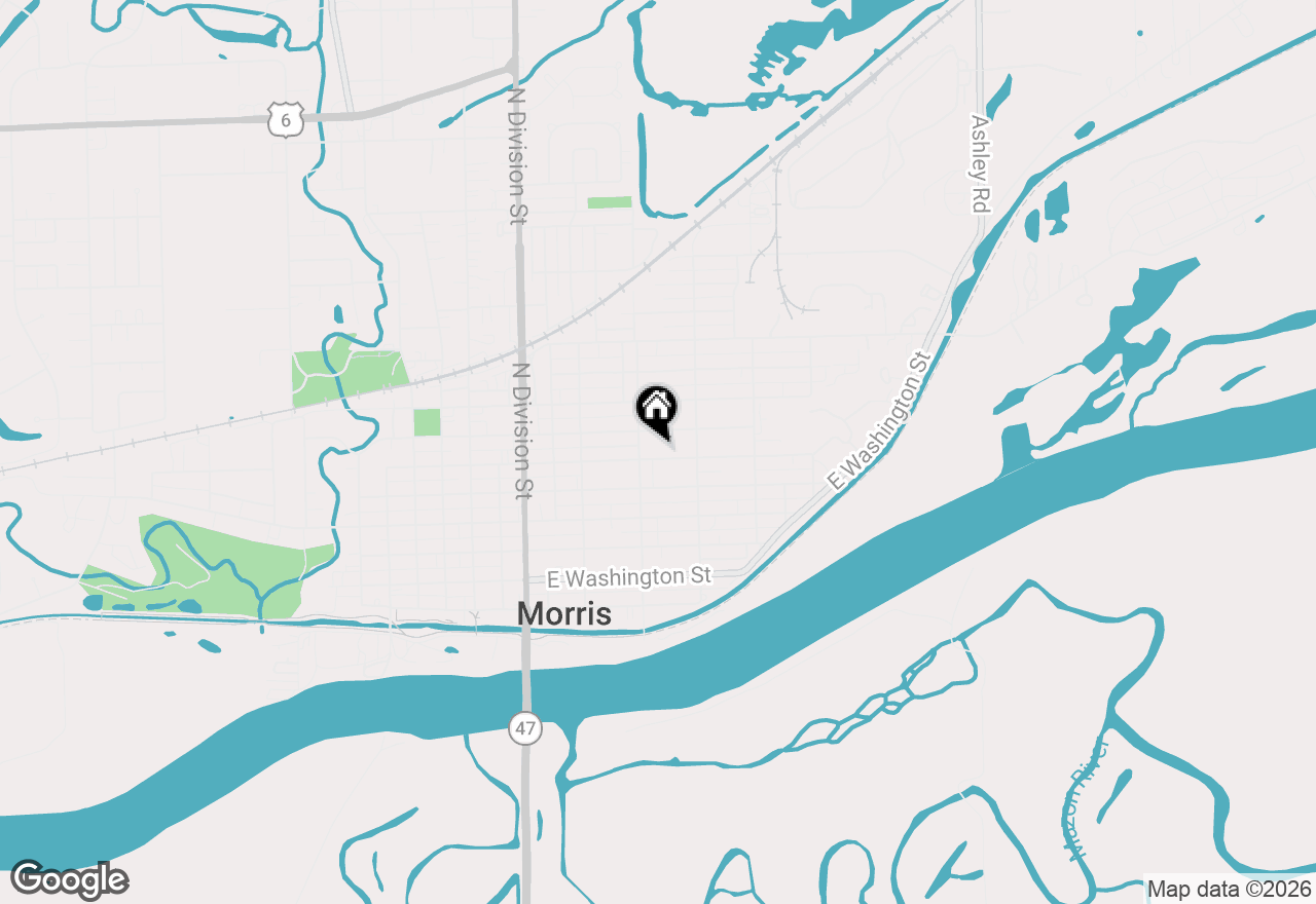 Map of 720-722 E North Street, Morris, IL 60450
