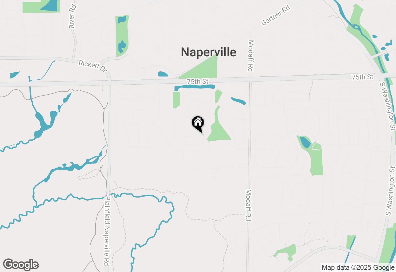 Map of 1525 Westglen Drive, Naperville, IL 60565