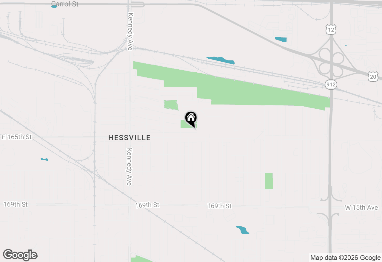 Map of 3134 Cleveland Street, Hammond, IN 46323