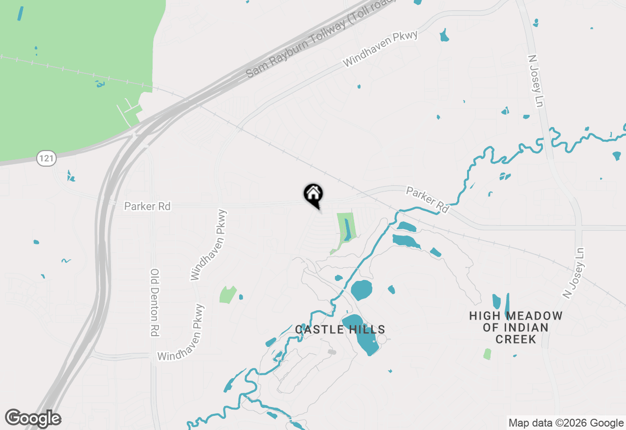 Map of 416 King Galloway Drive, Lewisville, TX 75056