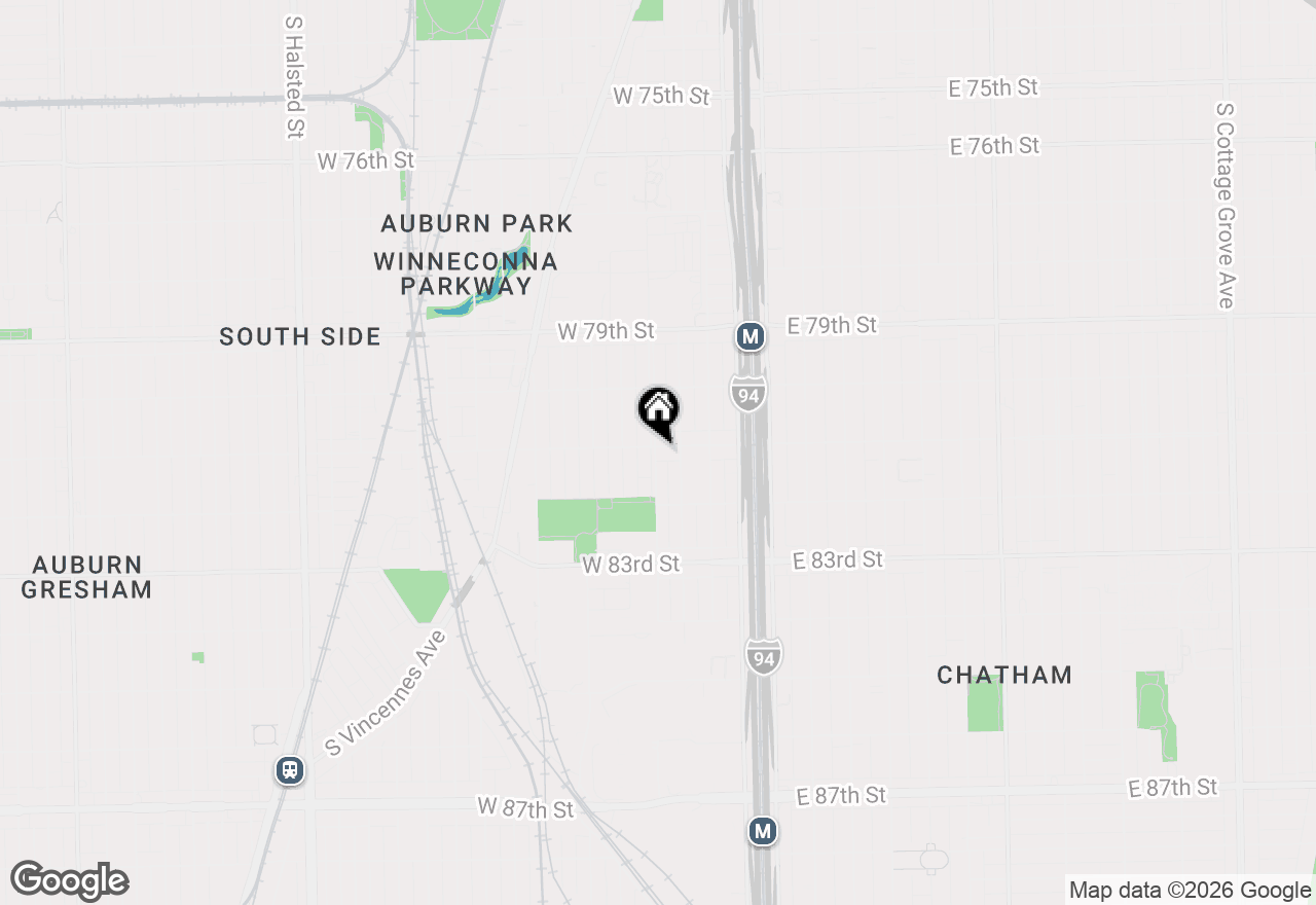 Map of 155 W 81st Street, Chicago, IL 60620