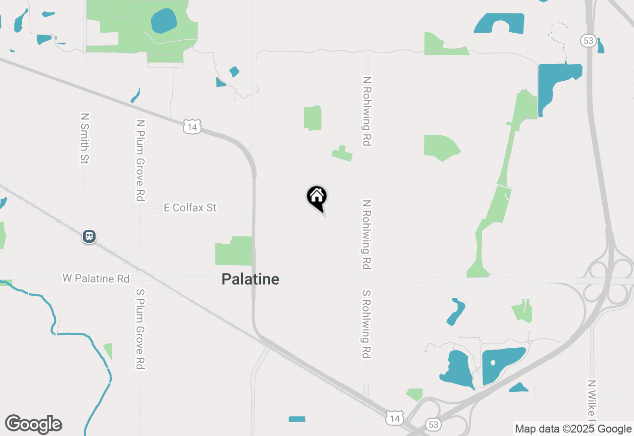 Map of 200 N Forest Court, Addison, IL 60101