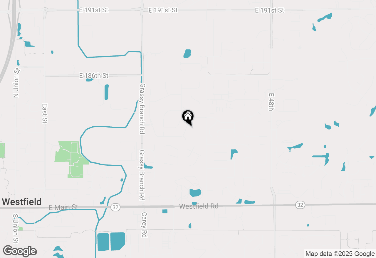 Map of 3821 Shady Lake Drive, Westfield, IN 46074