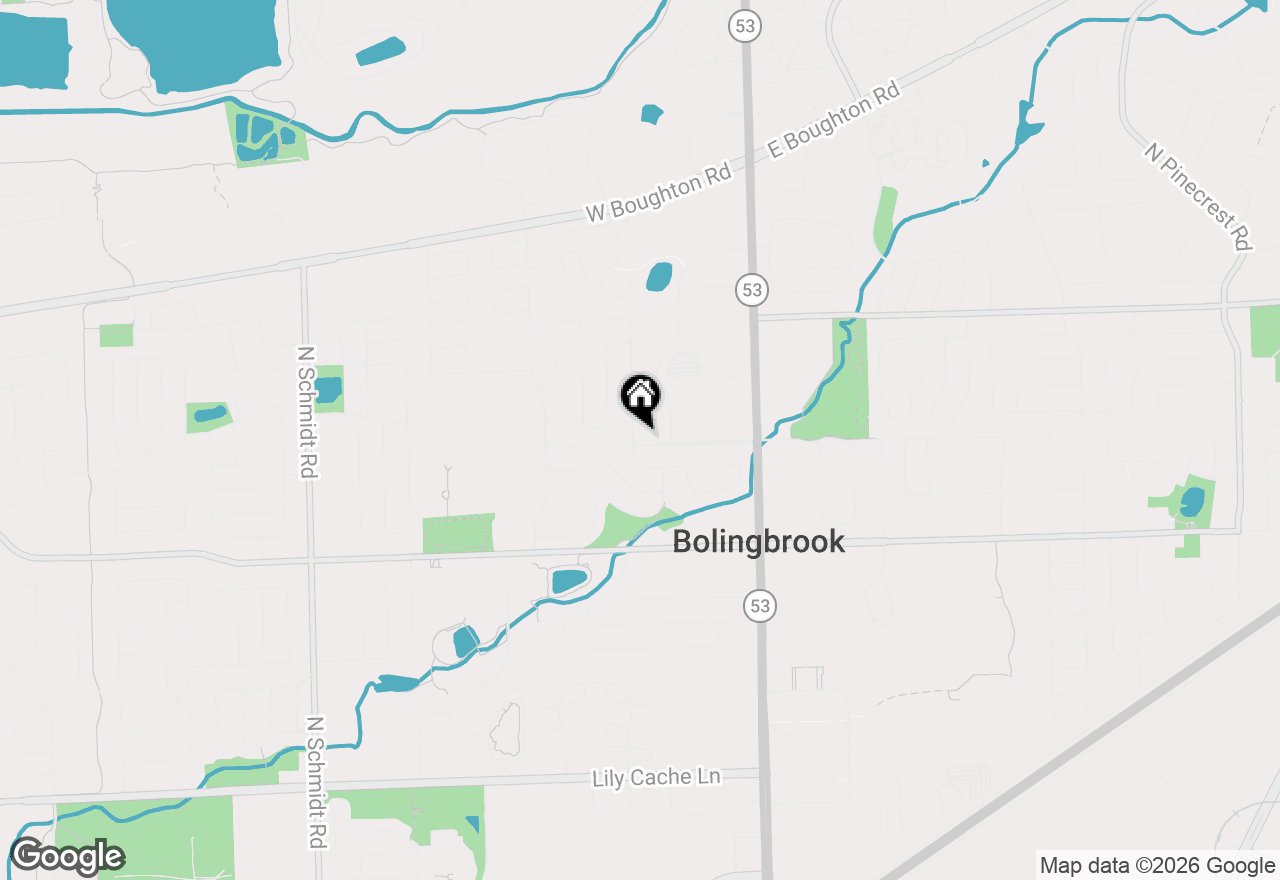 Map of 200 Lee Lane, Bolingbrook, IL 60440