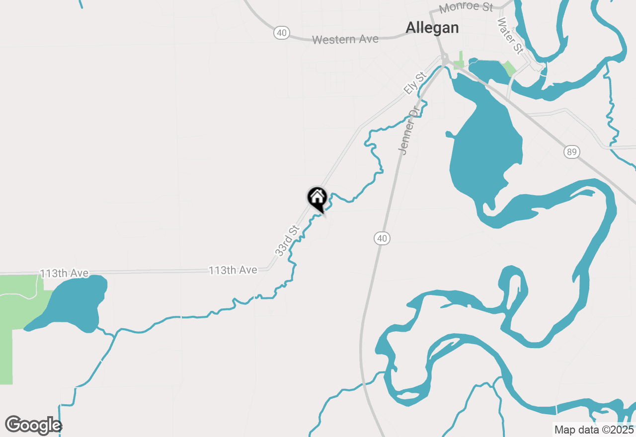 Map of 369 Thomas Street, Allegan, MI 49010