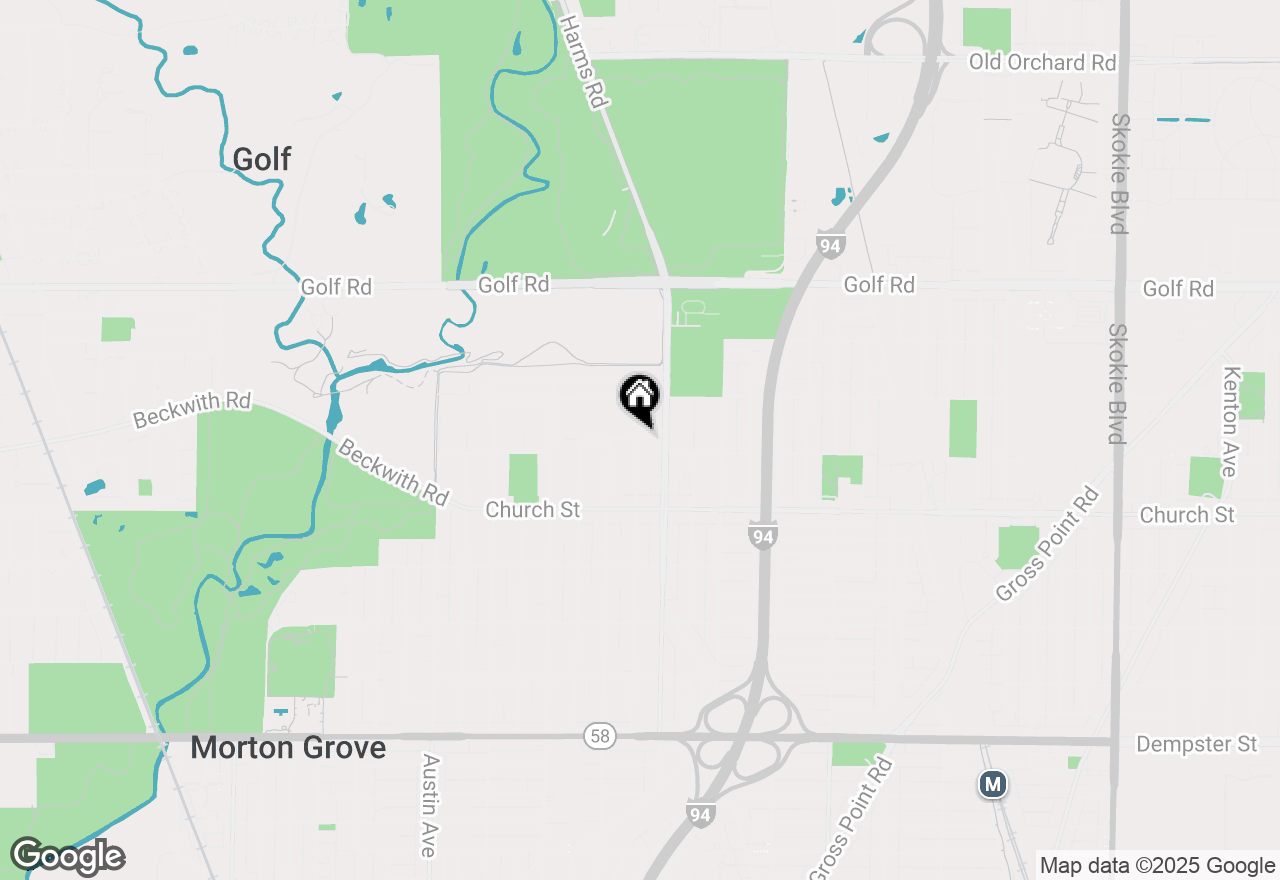 Map of 5644 Lyons Street, Morton Grove, IL 60053