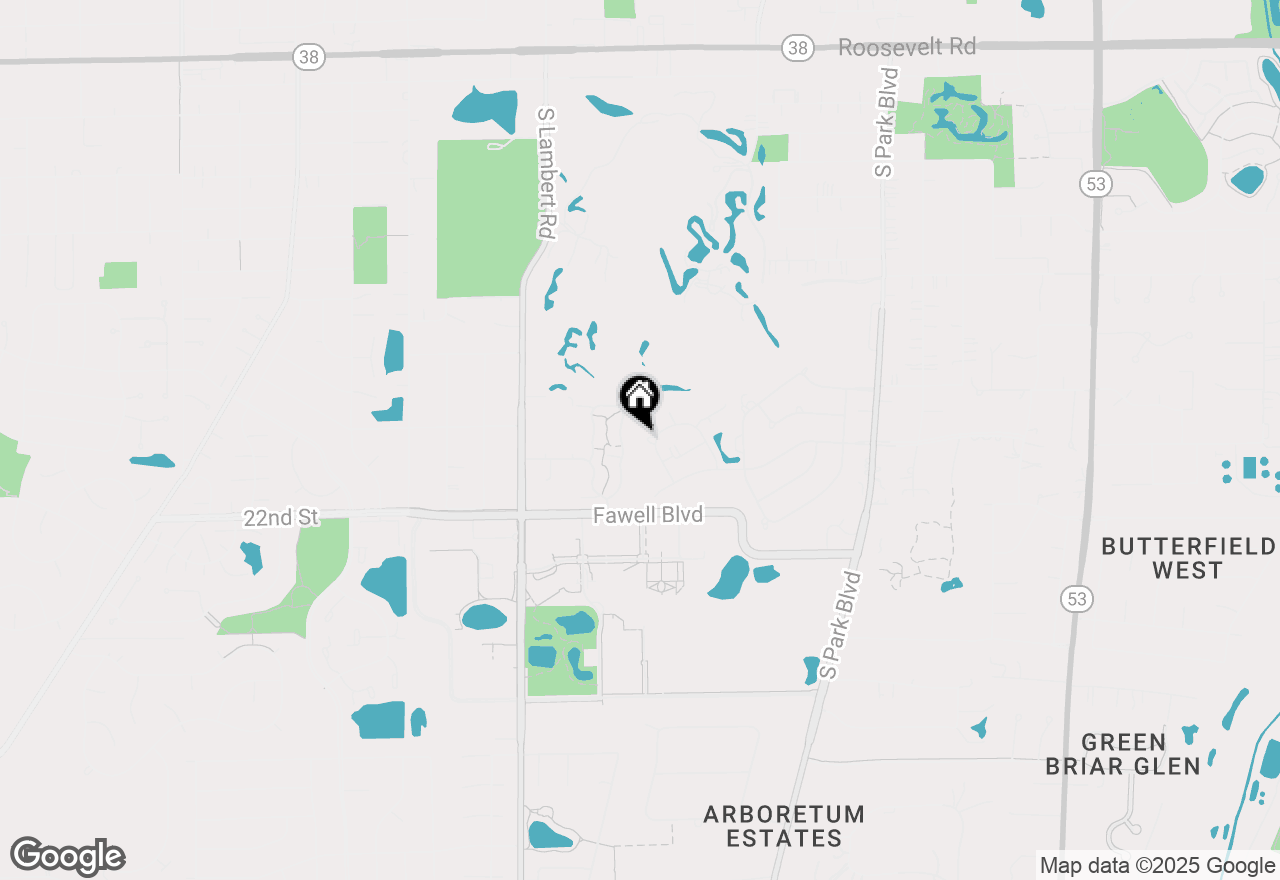 Map of 440 Raintree Court #1M, Glen Ellyn, IL 60137