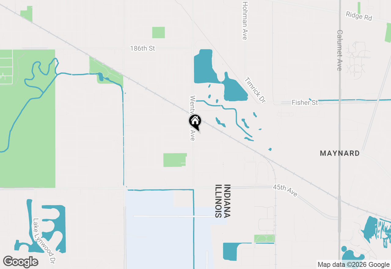 Map of 19109 Wentworth Avenue, Lansing, IL 60438