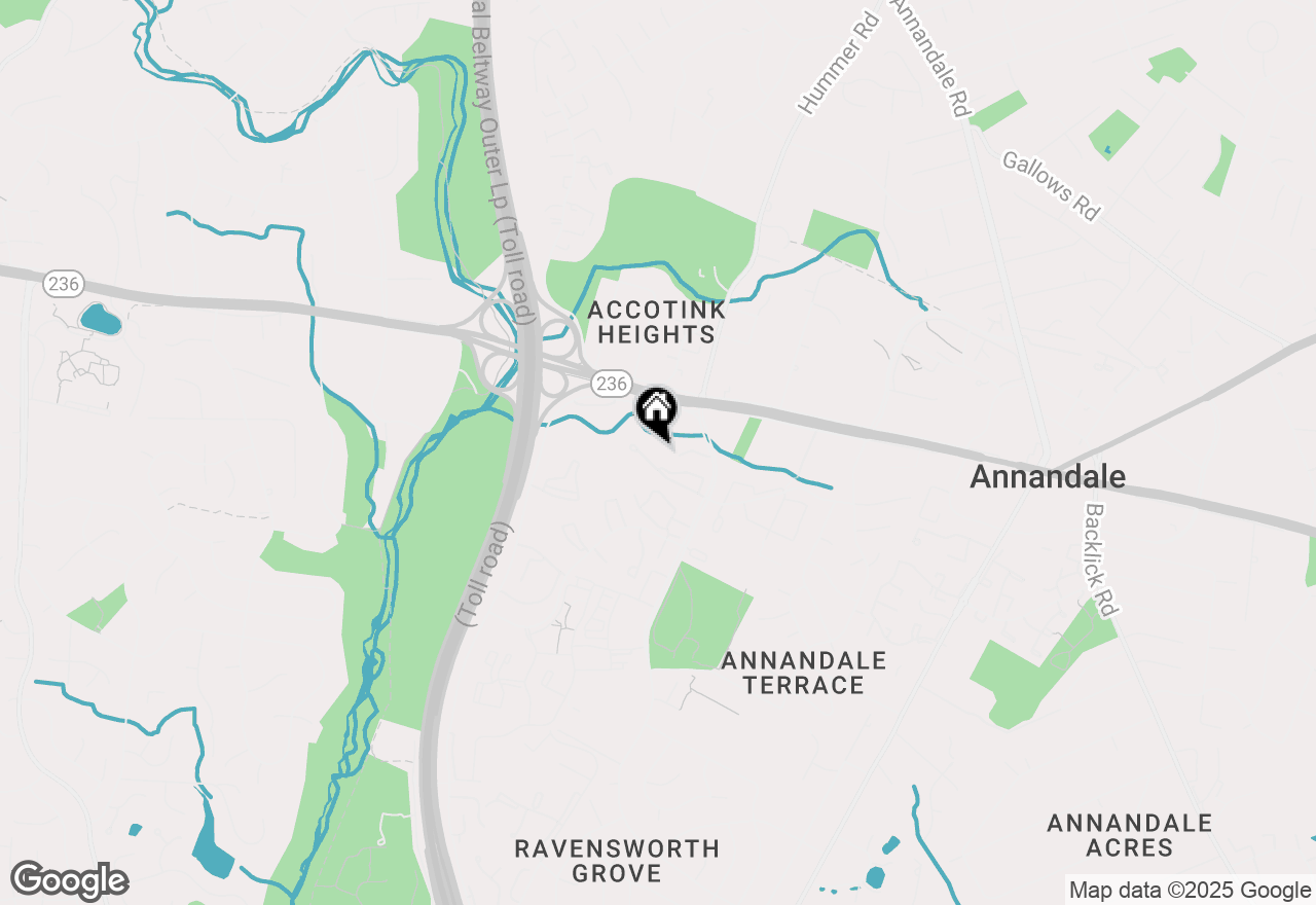 Map of 7746 Donnybrook Court #207, Annandale, VA 22003