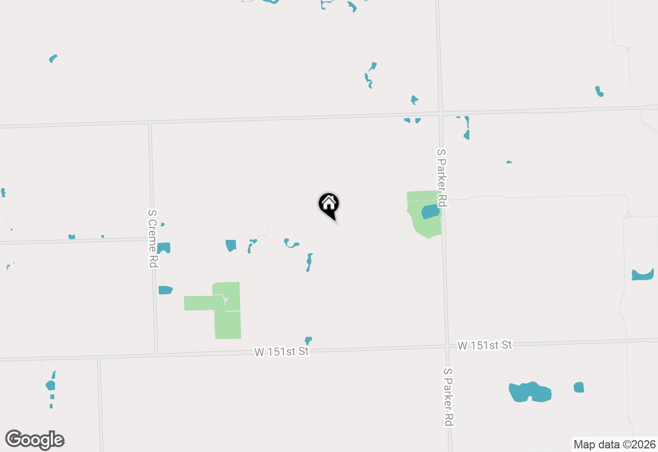 Map of 14650 Pebble Creek Court, Homer Glen, IL 60491