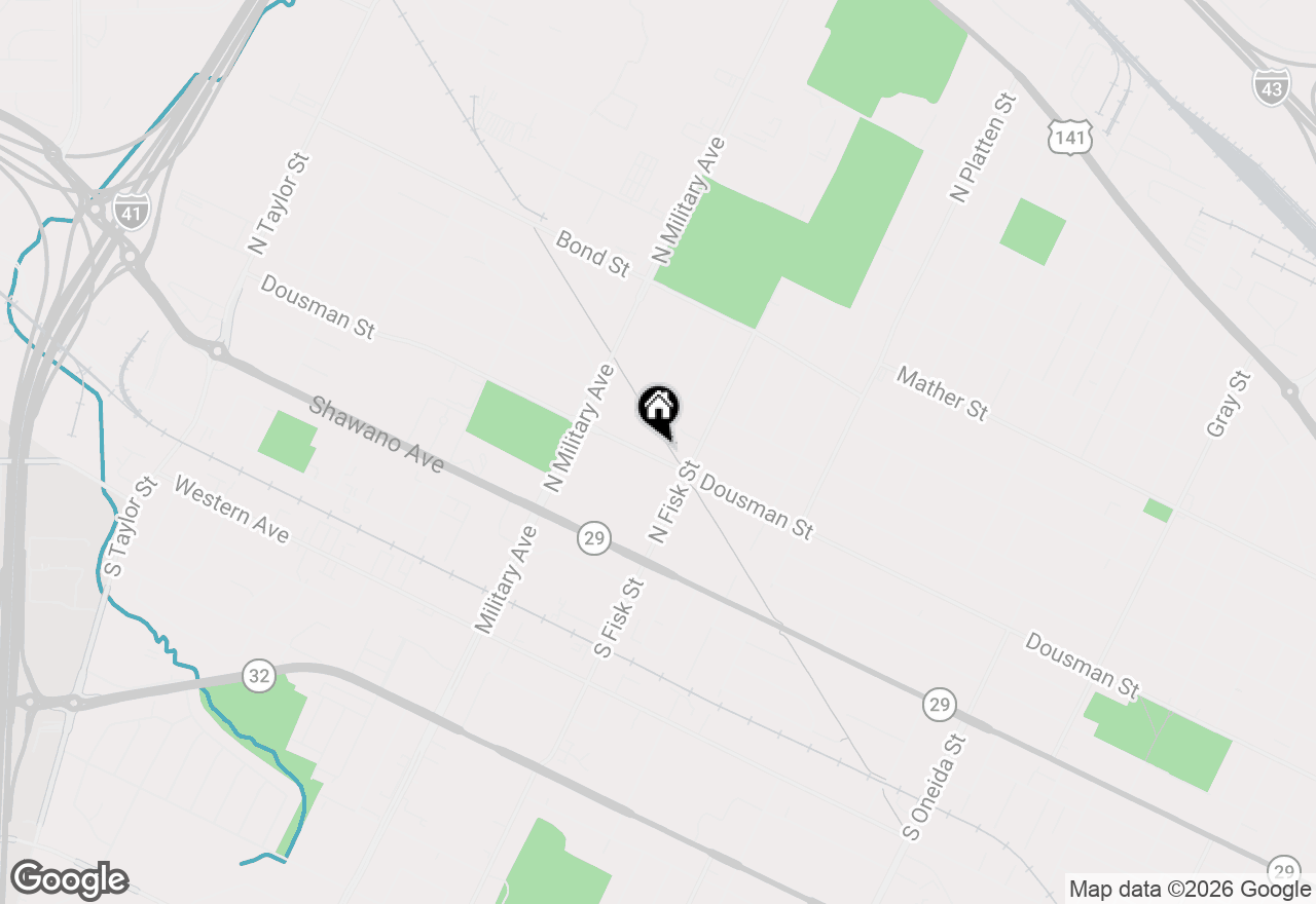 Map of 1498 Dousman St, Green Bay, WI 54303