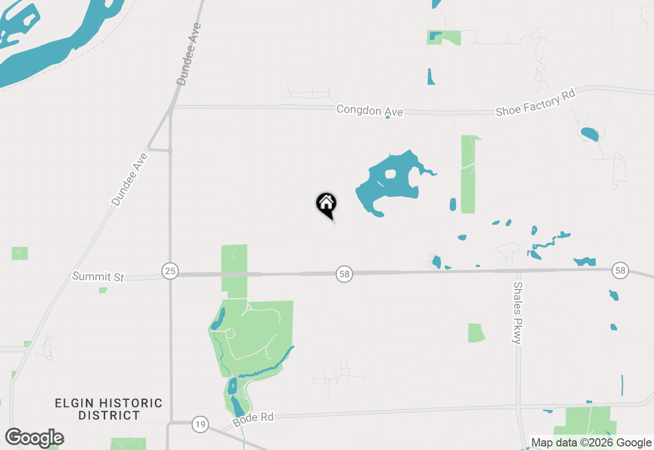 Map of 650 Waverly Drive #D, Elgin, IL 60120