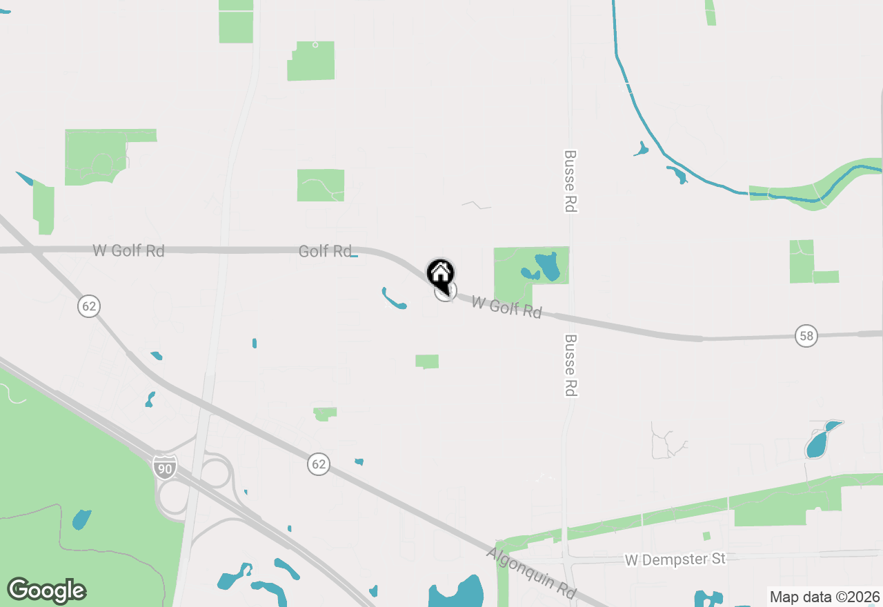 Map of 1017 Arbor Court, Mount Prospect, IL 60056