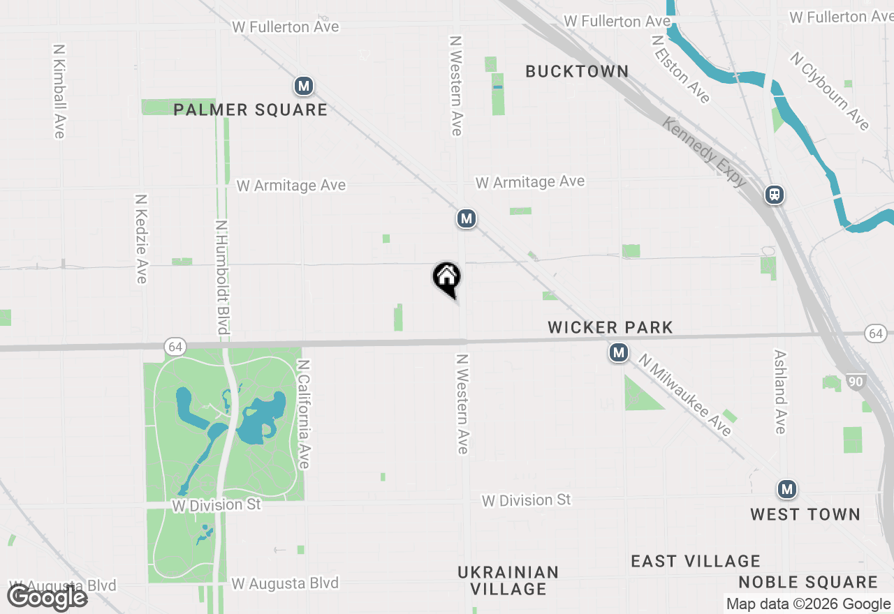 Map of 1655 N Artesian Avenue, Chicago, IL 60647