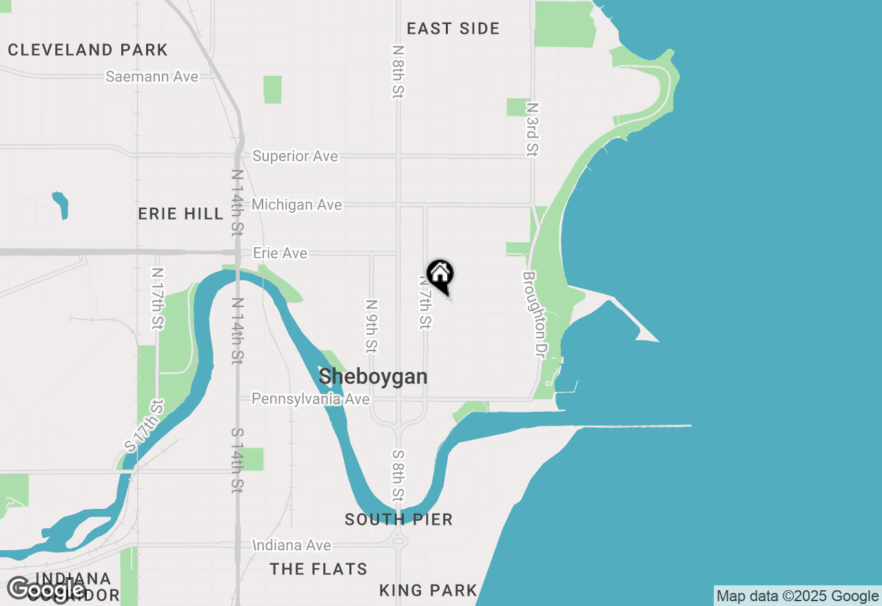 Map of 832 N 6th St #112, Sheboygan, WI 53081